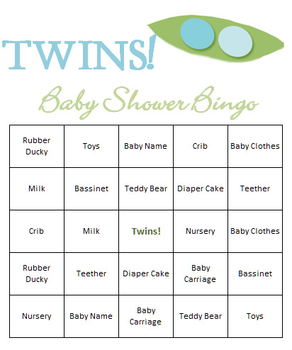 10 Twin Baby Shower Games Twinmom