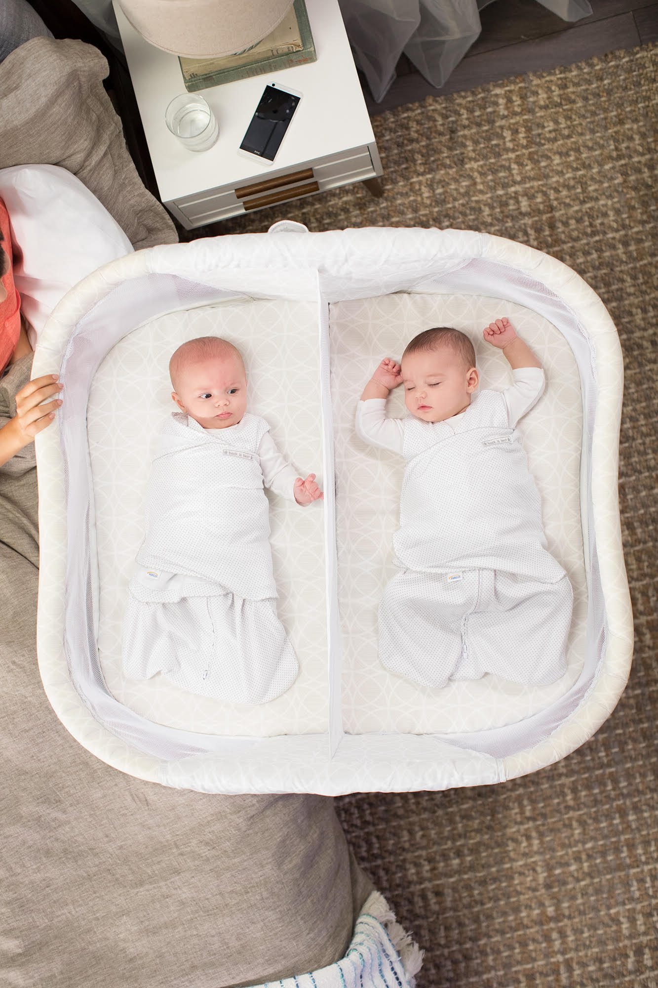 Can newborn twins share a crib best sale