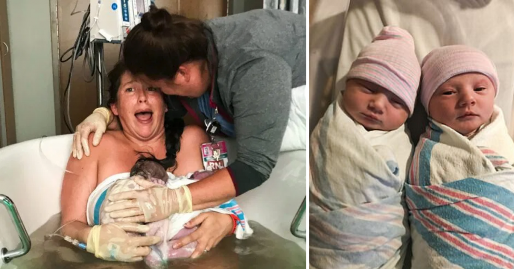 Mom Didn't Know She Was Having Twins Until She Gave Birth to Second Baby