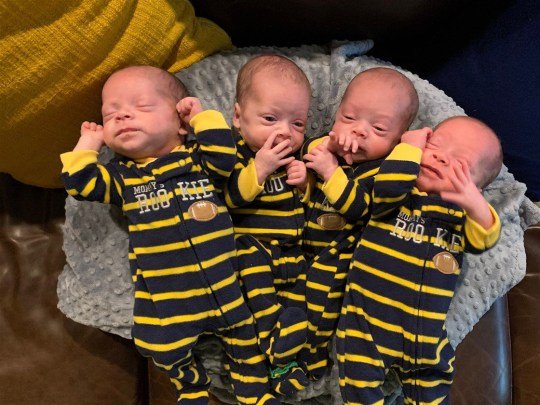 Mom Gives Birth To Identical Quadruplets During Pandemic