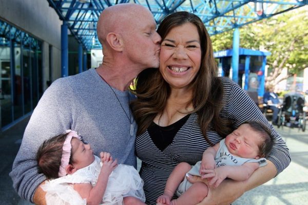Biological mom and her surrogate were pregnant at same time