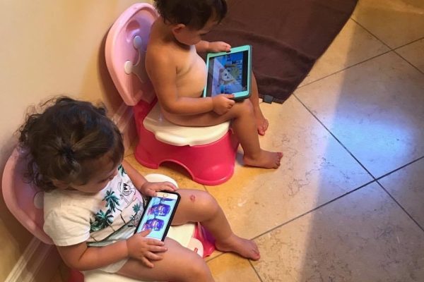 How to Potty Train Twins