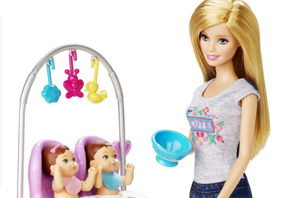 Twin Baby Sitter Career Barbie