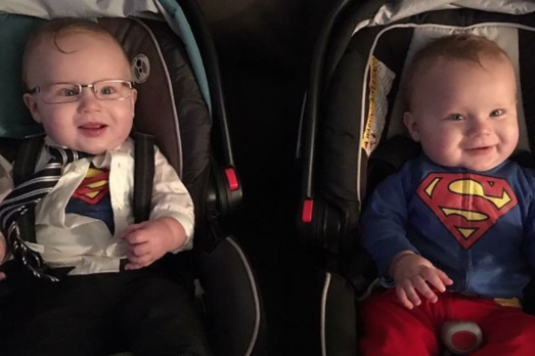 Creative Twin Infant and Toddler Halloween Costumes