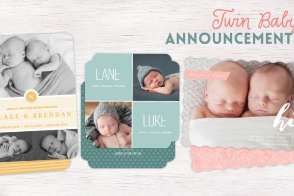 Announcing You Have Twins? See the Best Twin Birth Announcements